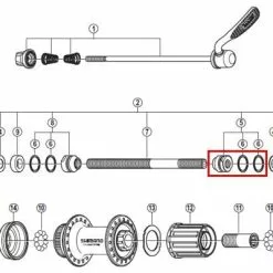 Shimano Konus HR Rechts C-201 / M475 / M495 / RM60 Y-30G90500 -Günstiges Fahrrad Tretlager Geschäft 30G9050b