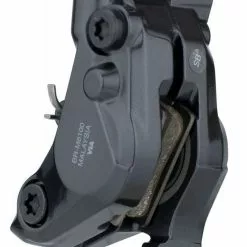 Shimano Deore BR-M6100 Ab 2021 2-Kolben HR Incl. Normalem Bremshebel -Günstiges Fahrrad Tretlager Geschäft Shimano Bremssattel Deore BR M6100 2021 2 Kolben schwarz G 03S Resin E BRM6100MPRX 4550170615741a