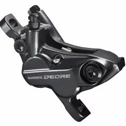 Shimano Deore BR-M6120 Ab 2021 4-Kolben HR Incl. Normalem Bremshebel -Günstiges Fahrrad Tretlager Geschäft Shimano Bremssattel Deore BR M6120 2021 4 Kolben schwarz D 03S Resin E BRM6120MPRX 4550170615734