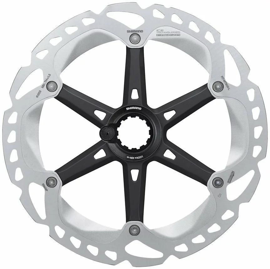 Shimano RT-MT800 Ice-Tech Freeza 203mm Mit Lock-Ring-Befestigung Und Lockring Mit Magnet 1 Shimano RT-MT800 Ice-Tech Freeza 203mm Mit Lock-Ring-Befestigung Und Lockring Mit Magnet