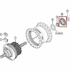 Shimano Konus VR DH-3N30-NT / DH-3D30-NT / DH-2N20-NT Links Y-2ZW98020 -Günstiges Fahrrad Tretlager Geschäft Shimano Konus links DH 3N20 NT DH 3N30 NT DH 3D30 NT Achsmuttern Y 2ZW98020 4524667171201a