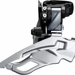 Shimano Deore FD-T6000-H Ab 2018 10x3-fach Downswing High-Clamp Dualpull 63-66° Silber