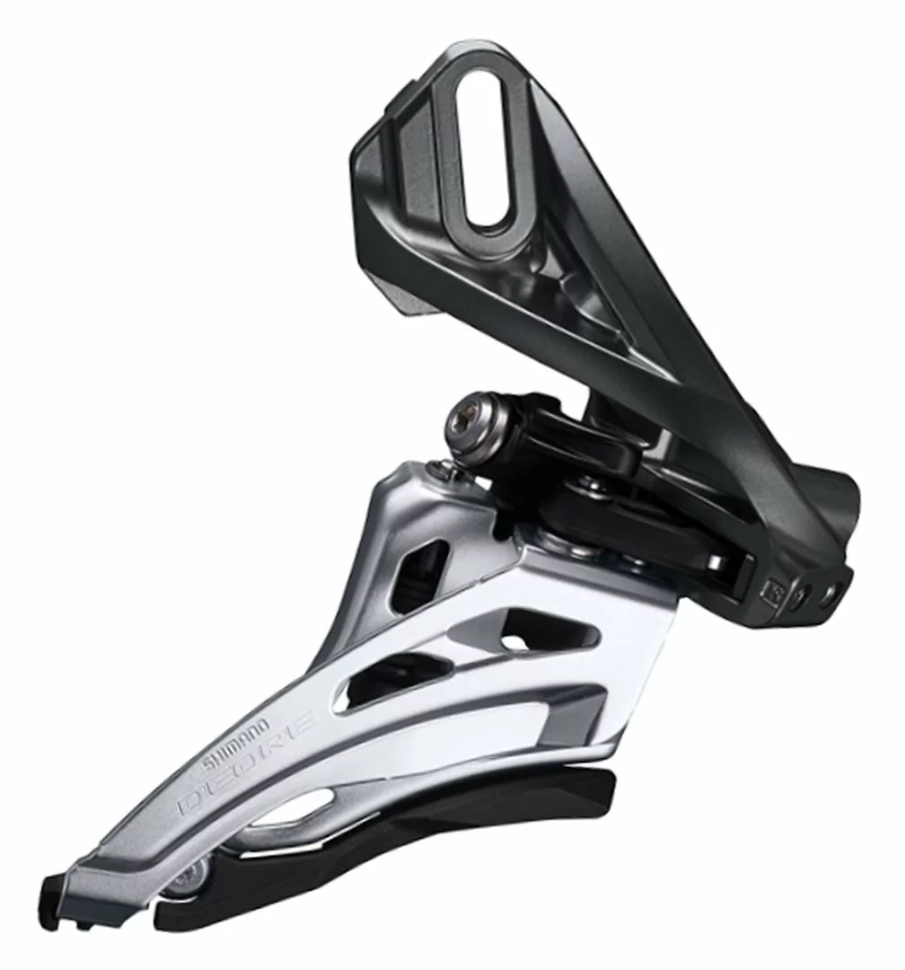 Shimano Deore FD-M6020-D Ab 2018 10x2-fach Sideswing Direct-Mount High Frontpull 66-69° Schwarz 1 Shimano Deore FD-M6020-D Ab 2018 10x2-fach Sideswing Direct-Mount High Frontpull 66-69° Schwarz