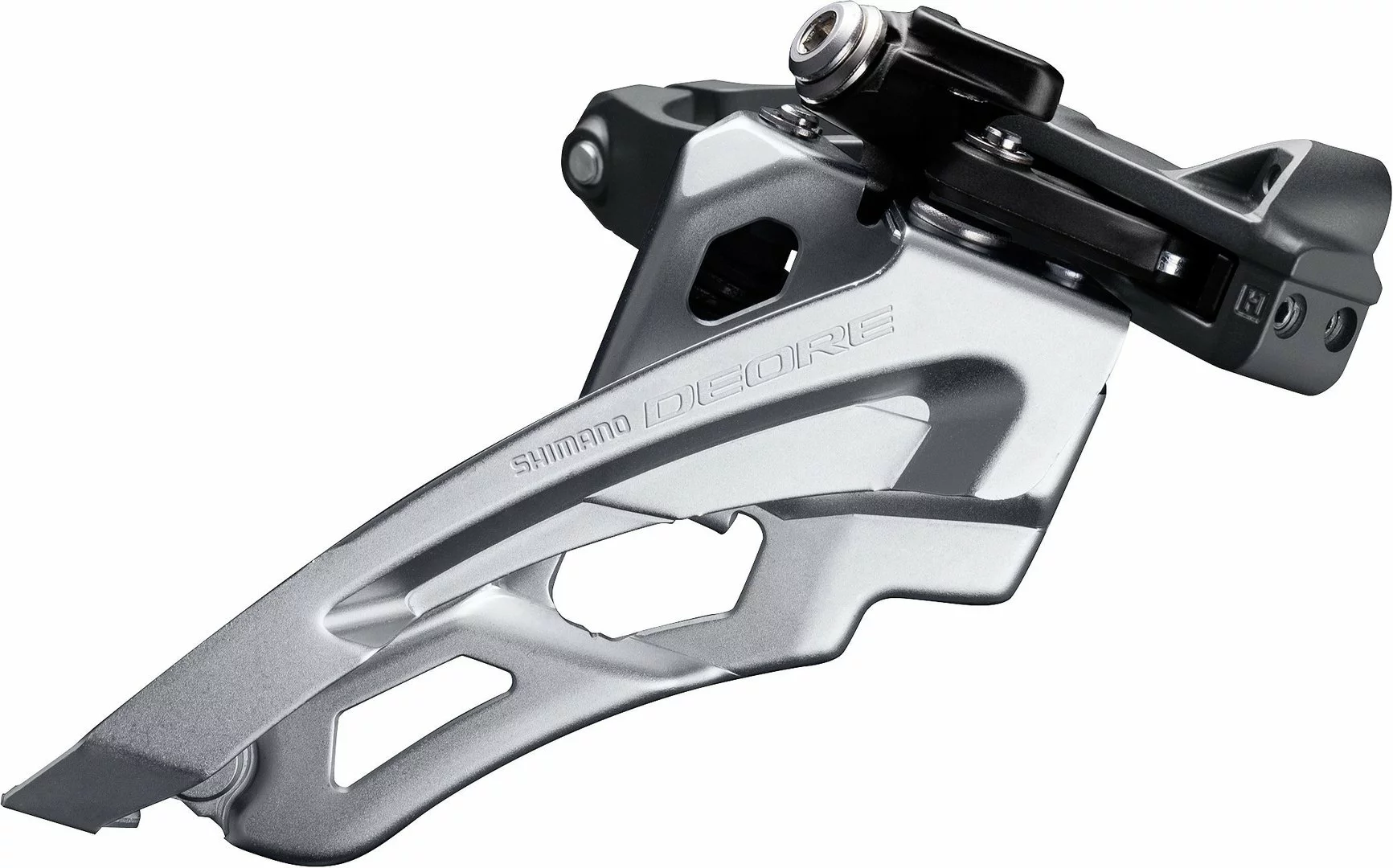 Shimano Deore FD-M6000-M Ab 2018 10x3-fach Sideswing Middle-Clamp Frontpull 66-69° Schwarz 1 Shimano Deore FD-M6000-M Ab 2018 10x3-fach Sideswing Middle-Clamp Frontpull 66-69° Schwarz