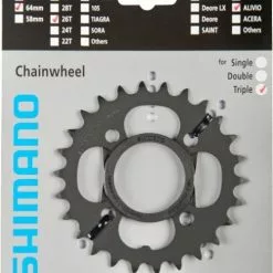 Shimano Alivio Ab 2011 26 Zähne U-Type Schwarz Y-1M298010