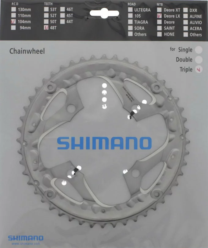 Shimano LX Ab 2013 4-Arm 10-fach 48 Zähne AL-Type Alu Silber Für Kettenschutz Y-1NJ98110 1 Shimano LX Ab 2013 4-Arm 10-fach 48 Zähne AL-Type Alu Silber Für Kettenschutz Y-1NJ98110