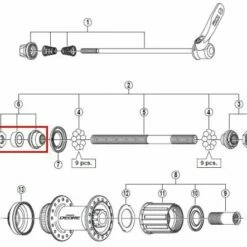 Shimano Konus HR Links Deore-Disc Incl. Verschraubung Ab 2010 Y-3SW98030