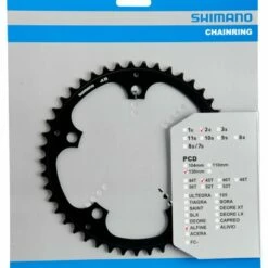 Shimano Alfine 45 Zähne Schwarz Y-1PB45010