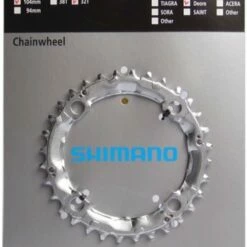 Shimano Deore 2000 4-Arm 32 Zähne N-Type IG Silber Stahl (längere Lebensdauer) Y-1DS98010
