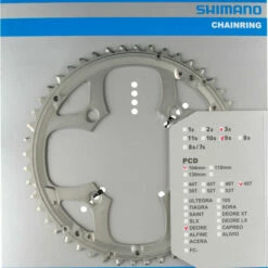Shimano Deore 2000 4-Arm 44 Zähne N-Type IG Alu Silber Nicht Für Schutzring ! Y-1DS98020