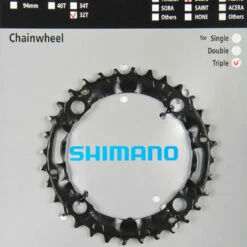 Shimano Deore 2000 4-Arm 32 Zähne N-Type IG Schwarz Stahl (längere Lebensdauer) Y-1EA98100