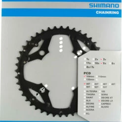 Shimano LX Ab 2005 4-Arm 9-fach 44 Zähne S-Type IG Alu Schwarz Y-1FU98040 Ausverk. Ersatz:1GX9806