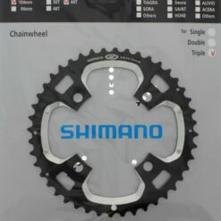 Shimano XT Ab 2008 4-Arm 9-fach 44 Zähne AA-Type IG Alu Schwarz-silber Y-1J198010