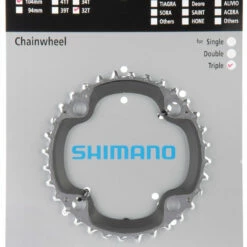 Shimano XT Ab 2008 4-Arm 9-fach 32 Zähne AA-Type IG Stahl / Verbundwerkstoff Sil-schw. Y-1J198020