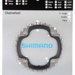 Shimano SLX Ab 2009 4-Arm 9-fach 32 Zähne AA-Type Stahl / Verbundwerkstoff Schwarz Y-1KF98040