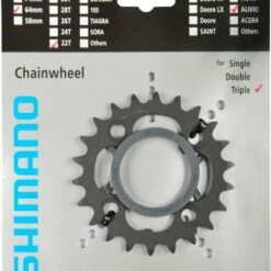 Shimano Alivio Ab 2011 22 Zähne S-Type Schwarz Y-1M098030