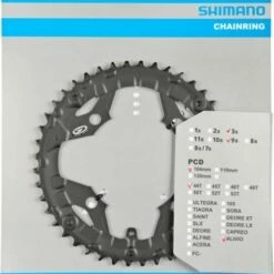 Shimano Alivio Ab 2011 44 Zähne S-Type Für Schutzring Schwarz Y-1M098080