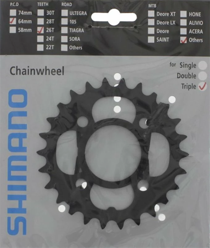 Shimano T-521 Ab 2011 4-Arm 10-fach 26 Zähne AL-Type Stahl Schwarz Y-1ME98030 1 Shimano T-521 Ab 2011 4-Arm 10-fach 26 Zähne AL-Type Stahl Schwarz Y-1ME98030