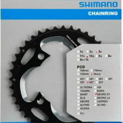 Shimano XT Ab 2014 4-Arm 10-fach 40 Zähne AN-Type Alu Schwarz Y-1NV98020